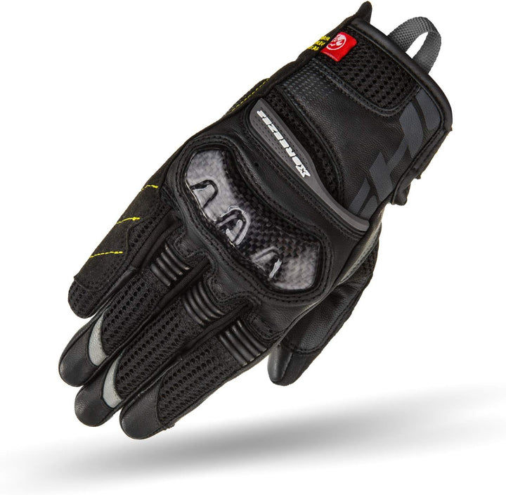 SHIMA X-BREEZE 2 LADY Guantes Moto Mujer - Guantes Ventilados, Verano, Touchscreen Textil Con Protector Nudillos De Carbono, Palma Reforzada