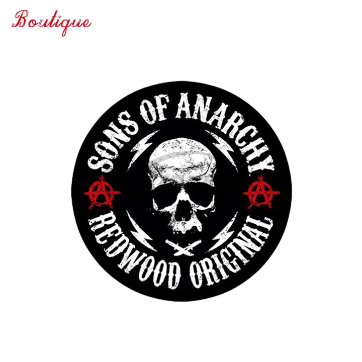 Personalized Jump Time 13 X 13 Cm Son of Anarchy Auto Parts Decal, Waterproof and Sunscreen Repair Trunk Decoration Sticker 30CM