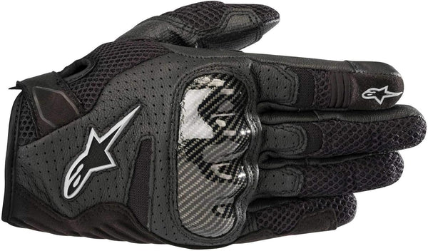 Motorcycle Gloves Stella Smx-1 Air V2 Gloves Black, Black, S